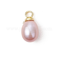 Natural Cultured Freshwater Pearl Rice Charms&nbsp;PALLOY-JF05124