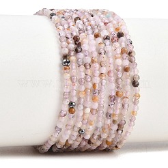 Natural Purple Rutilated Quartz Beads Strands&nbsp;G-RM250104-D7