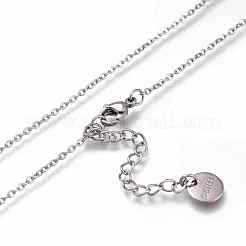 Brass Micro Pave Cubic Zirconia Door Knocker Pendant Necklaces&nbsp;NJEW-H202-01P