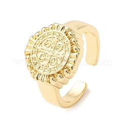 Brass Cuff Open Rings&nbsp;KK-CBA90BB-08G