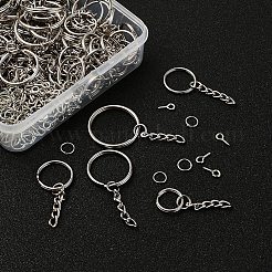 300Pcs 6 Style Keychain Clasps Set&nbsp;IFIN-YW0001-22