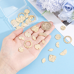 45Pcs 9 Styles Brass Connector Charms&nbsp;KK-BBC0028-60