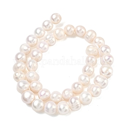 Natural Cultured Freshwater Pearl Beads Strands&nbsp;PEAR-L034-12A