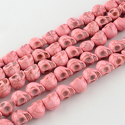 Synthetical Turquoise Beads Strands&nbsp;TURQ-S105-10x10mm-08
