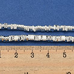 Electroplated Synthetic Non-magnetic Hematite Beads Strands&nbsp;G-C136-B01-04