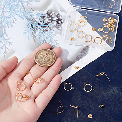 20Pcs Brass Stud Earring Findings&nbsp;KK-BBC0001-41
