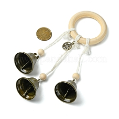 Iron Witch Bells for Door Knob for Protection&nbsp;HJEW-JM02224