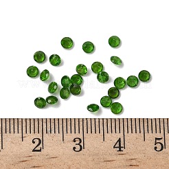 Faceted Natural Green Diopside Cabochons&nbsp;G-I295-05C-18B-01