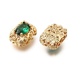 Brass Glass Beads&nbsp;KK-M318-45G-01