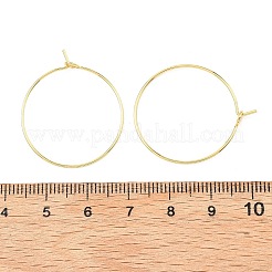 SHEGRACE Brass Hoop Earring Findings&nbsp;XGRPCH280-218G