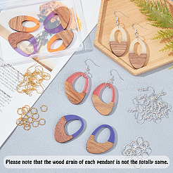 DIY Dangle Earring Making Kits&nbsp;RESI-OC0001-22