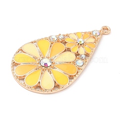 Alloy Enamel Pendants&nbsp;PALLOY-D313-04B