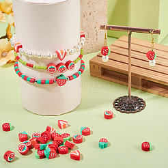 160Pcs 4 Styles Handmade Polymer Clay Bead&nbsp;CLAY-TA0001-87