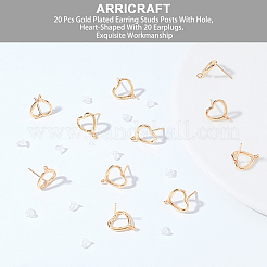 Brass Stud Earring Findings&nbsp;FIND-BC0003-69