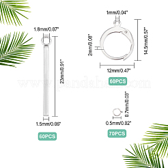 DIY Bar Drop Earring Making Kit&nbsp;DIY-DC0001-40