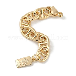 Brass Ends with Chains&nbsp;KK-P283-30G