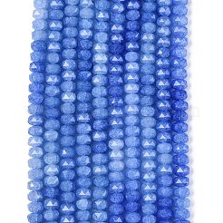 Imitation Jade Crackle Glass Beads Strands&nbsp;LS-GLAA-N068-01A-A02