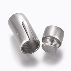 304 Stainless Steel Bayonet Clasps&nbsp;STAS-A035A-10MP