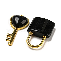 Natural Obsidian Pendants&nbsp;G-H308-07G-03