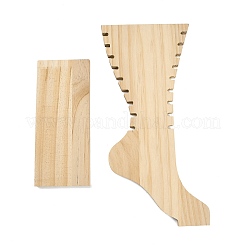 Leg Shaped Wood Anklet Display Stands&nbsp;WD-CBA482F-01B