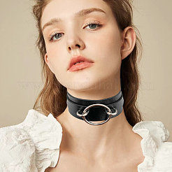 PU Leather Choker Necklaces for Women&nbsp;NJEW-CL0001-22A