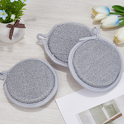 8Pcs Polyester with Cleaning Sponge for Bowl&nbsp;AJEW-GF0010-85