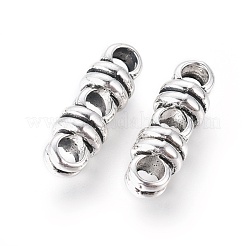 Tibetan Style Alloy Spacer Bars&nbsp;TIBEB-Q061-17AS-RS