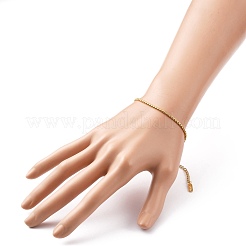 PVD Vacuum Plating 304 Stainless Steel Box Chain Bracelets&nbsp;BJEW-JB05795