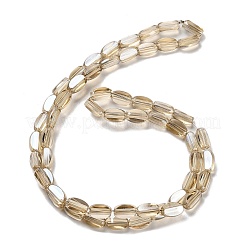 Electroplate Glass Beads Strands&nbsp;EGLA-P064-01A-PL03