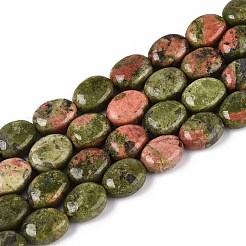 Natural Unakite Beads Strands&nbsp;G-T142-15