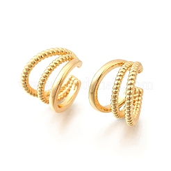 Brass Cuff Earrings&nbsp;EJEW-F370-08G