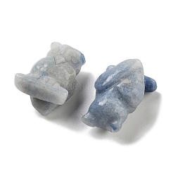 Dyed & Heated Natural Blue Aventurine Carved Figurines&nbsp;DJEW-L023-G05