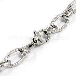 Fashionable 304 Stainless Steel Engraved Vine Mother-son Chain Bracelets&nbsp;STAS-A028-B101