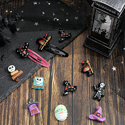 54Pcs 9 Styles Halloween Opaque Resin Decoden Cabochons&nbsp;RESI-SC0005-71A