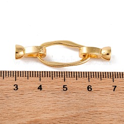 Brass Fold Over Clasps&nbsp;KK-U016-22G