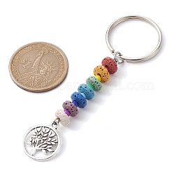 Tree of Life Tibetan Style Alloy Pendant Keychain&nbsp;KEYC-JKC00683
