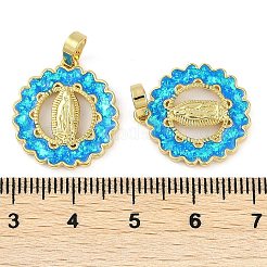 Rack Plating Brass Pendants&nbsp;KK-U032-20G-03