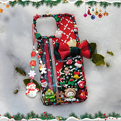 DIY Christmas Mobile Phone Strap Kit&nbsp;DIY-SC0032-70