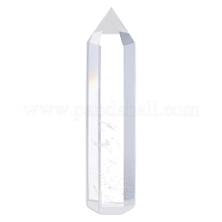 Natural Quartz Crystal Hexagon Prism Home Display Decoration&nbsp;AJEW-WH0796-14