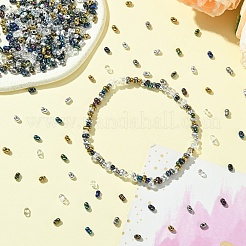 35G 7 Colors Opaque Glass Seed Beads&nbsp;SEED-YW0002-52