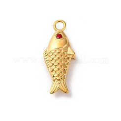 304 Stainless Steel Rhinestone Pendants&nbsp;STAS-M110-27G