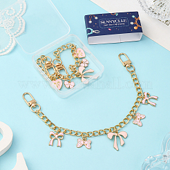 2Pcs 2 Styles Aluminium Chains Bag Decorative Chains&nbsp;PURS-SC0001-05