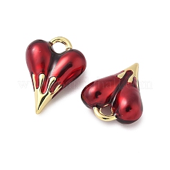 Brass Enamel Pendants&nbsp;KK-C110-32G