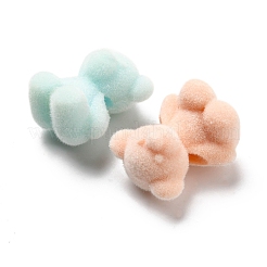 Flocky Acrylic Beads&nbsp;OACR-E020-09