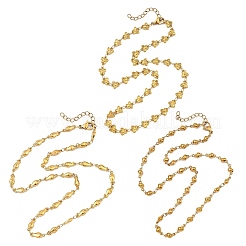304 Stainless Steel Butterfly Fish Conch Shape Link Chain Necklaces for Women&nbsp;NJEW-JN06105