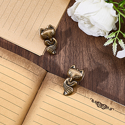 2Pcs Fox Zinc Alloy Clips&nbsp;AJEW-CP0009-09AB