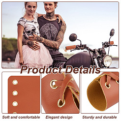 Imitation Leather Motorcycle Handlebar Hand Grip Covers&nbsp;AJEW-WH0528-47