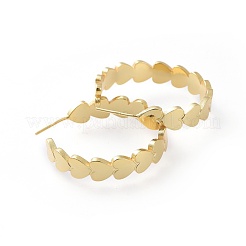 Brass Stud Earrings&nbsp;EJEW-L234-15G