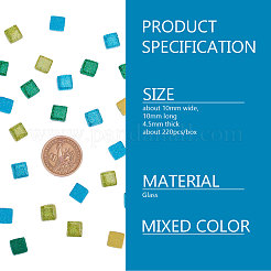 Glass Cabochons&nbsp;GLAA-WH0015-44E