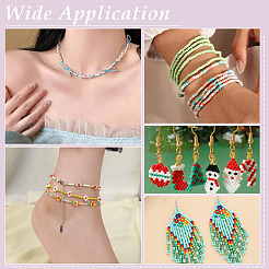 8 Sets 8 Colors Opaque Baking Paint Glass Beads&nbsp;DGLA-WR0001-02